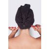 Elegantní černý turban na vlasy od MaryBerry