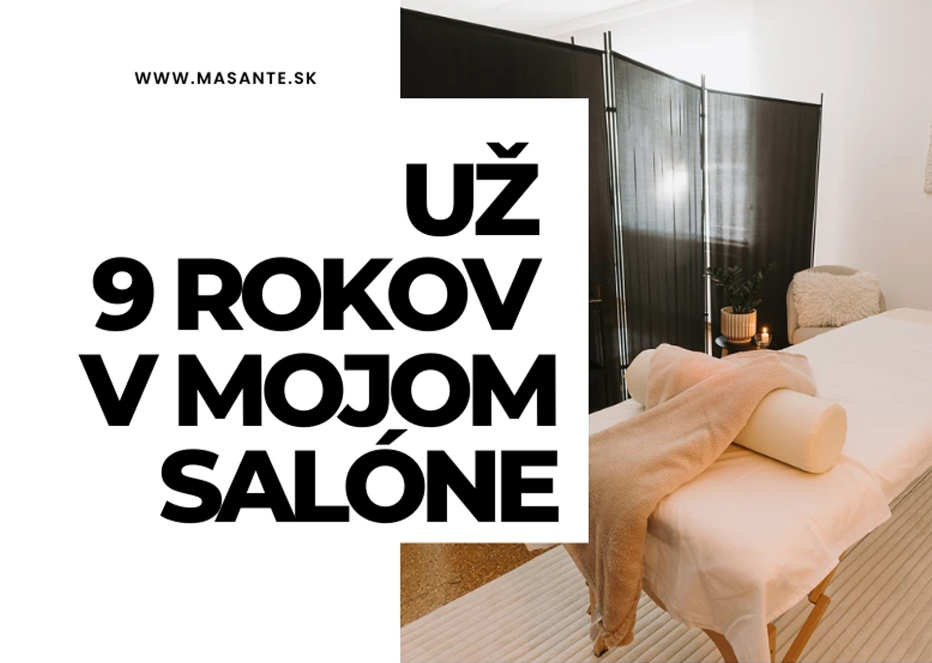 Akcia 2 segmentový masážny stôl