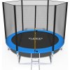 eng pl Garden trampoline for children 252 cm FUNFIT with external net and ladder 841 1
