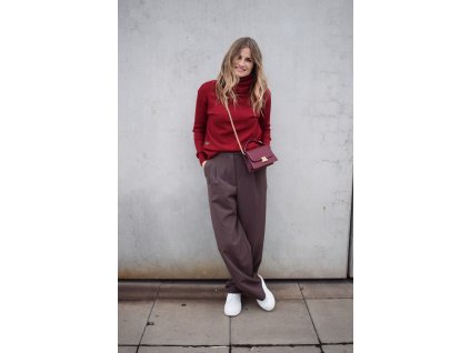 Rolákový svetr se strukturou