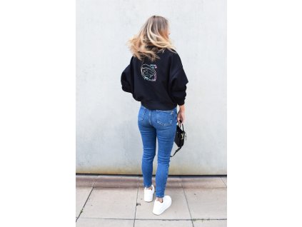 Krátká mikča do pasu M.asch by me (výšivka)