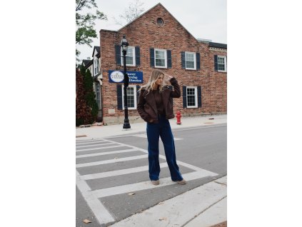 Letecká bunda s beránkem