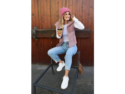 Beránková vesta s proševem