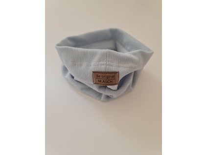 jednovrstvý žebrovaný nákrčník