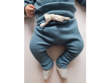 žebrované dětské tepláčky