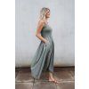 Rib and Poplin dress