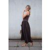 Rib and Poplin dress