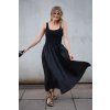 Rib and Poplin dress