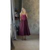 Rib and Poplin dress