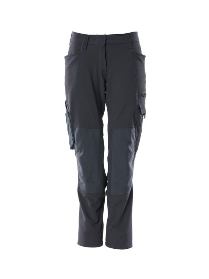 Kalhoty s kapsami na kolenou Černá modrá (Velikost 56)