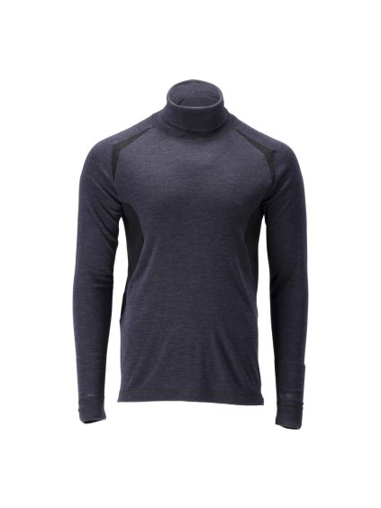 Funkční triko s dlouhým rukávem Černá modrá (Velikost XL)