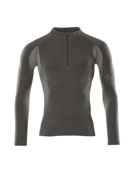 Funkční triko s dlouhým rukávem Tmavě antracitová (Velikost XS)