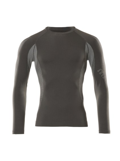 Funkční triko s dlouhým rukávem Tmavě antracitová (Velikost XS)