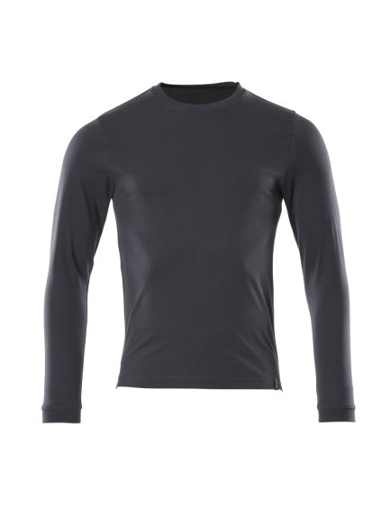 Triko s dlouhým rukávem Černá modrá (Velikost XS)