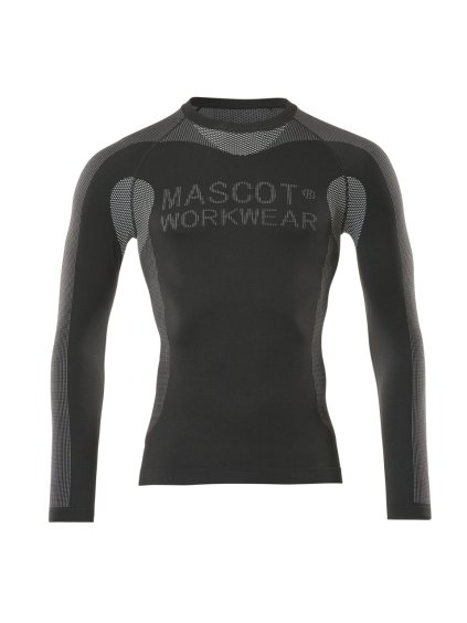 Funkční triko s dlouhým rukávem Černá (Velikost S-M)