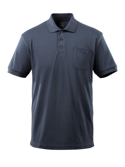 Polokošile s náprsní kapsou Černá modrá (Velikost XL)