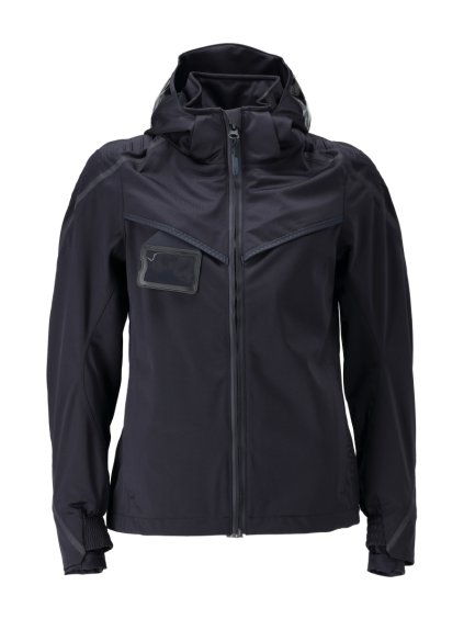 Hardshell bunda Černá modrá (Velikost XS)