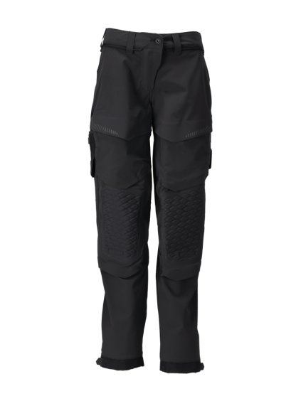 Kalhoty s kolenními kapsami Černá (Velikost 56)