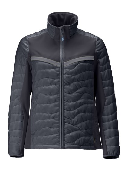 Termo bunda Černá modrá (Velikost XS)