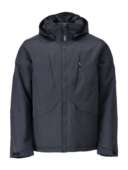 Zimní bunda Černá modrá (Velikost XS)