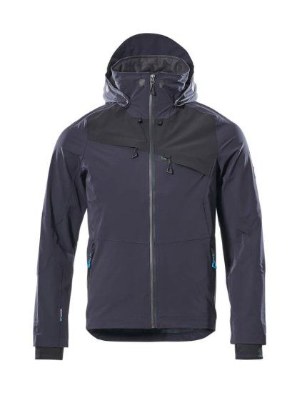 Bunda outer shell – ADVANCED (Barva bílá/tmavě antracitová, Velikost bundy XS)
