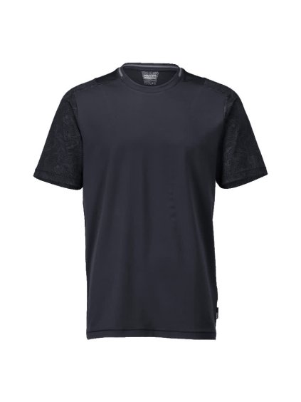 Triko s dlouhým rukávem Černá modrá (Velikost XS)