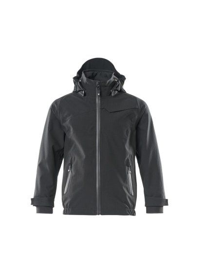 Bunda outer shell pro děti – ACCELERATE (Barva černá, Velikost bundy 104)