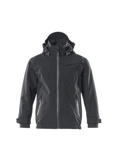 Bunda outer shell pro děti – ACCELERATE (Barva černá, Velikost bundy 104)