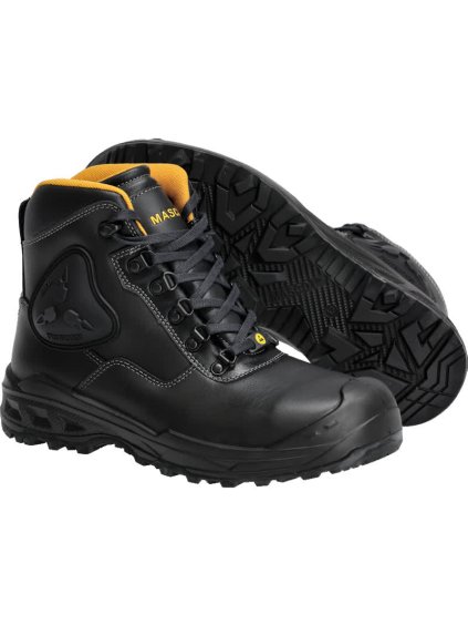 Bezpečnostní obuv Černá/žlutá (Velikost 48)
