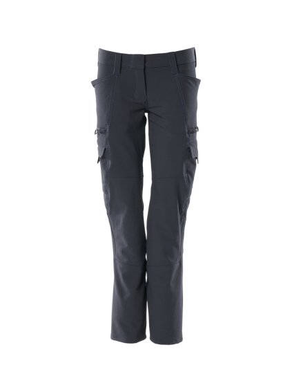 Kalhoty s kapsami na stehnech Černá modrá (Velikost 68)