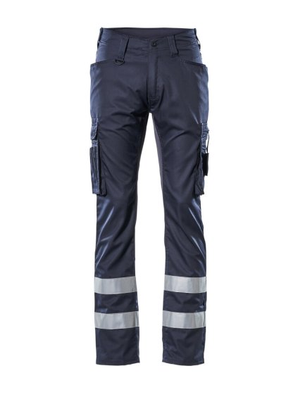 Kalhoty s kapsami na stehnech Černá modrá (Velikost 68)