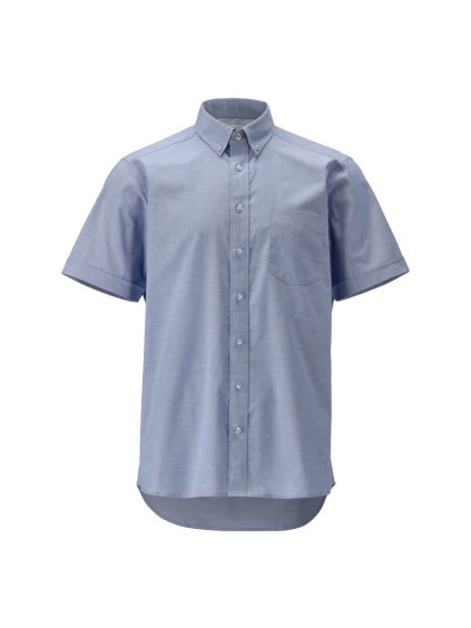 Košile s krátkým rukávem Světle modrá (Velikost 45-46)