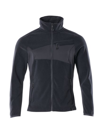 Fleecová bunda Černá modrá (Velikost XS)