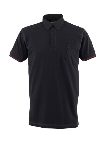 Polokošile s náprsní kapsou Černá (Velikost XL)