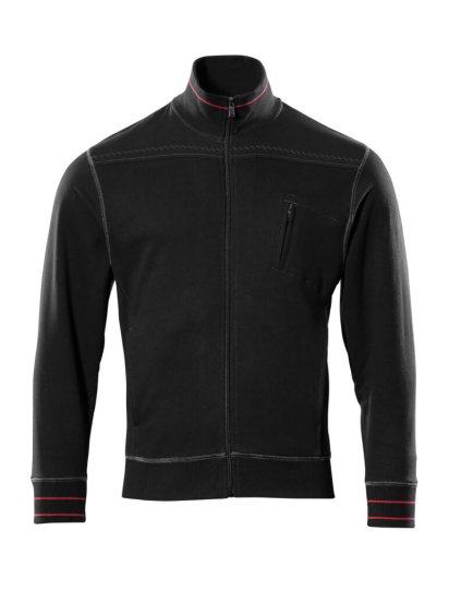 Mikina se zipem Černá (Velikost XL)