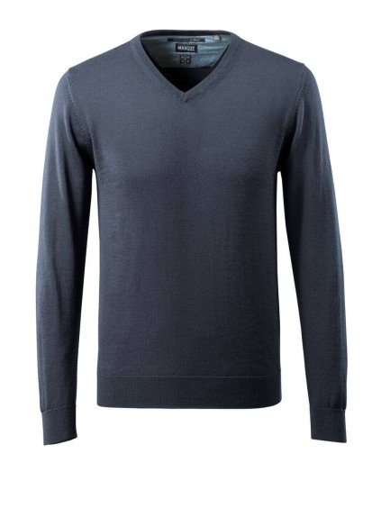 Pletený svetr Černá modrá (Velikost XL)