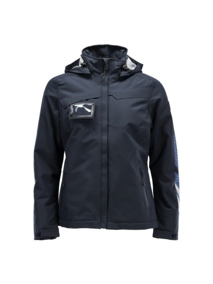 Zimní bunda Černá modrá (Velikost XS)