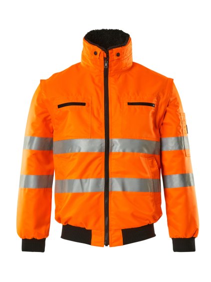 Bunda Pilot Hi-vis oranžová (Velikost XS)