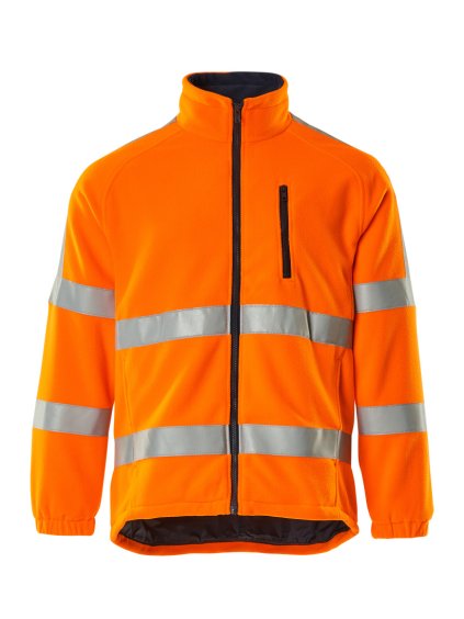 Fleecová bunda Hi-vis oranžová (Velikost XS)