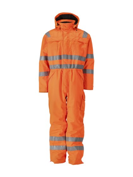 Zimní overal Hi-vis oranžová (Velikost XL)