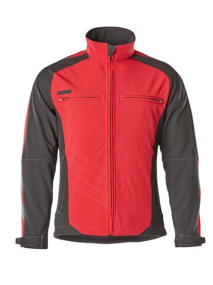 Softshell bunda Červená/černá (Velikost XS)