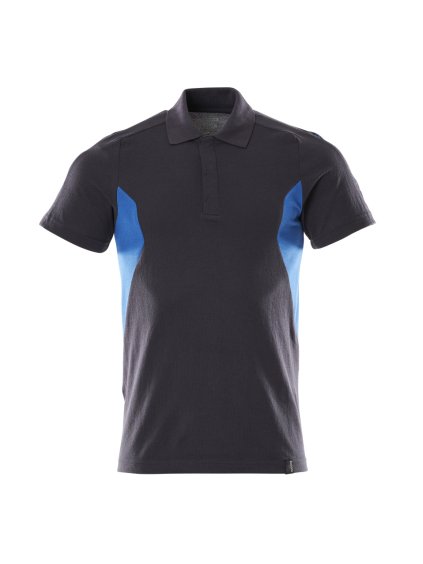 Polokošile Černá modrá/Azurová modrá (Velikost XS)