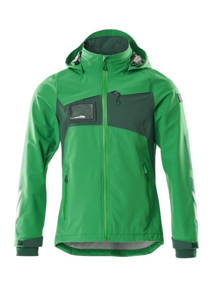 Bunda Outer Shell Travnatě zelená/Zelená (Velikost XS)
