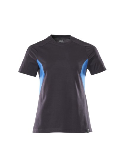 Triko Černá modrá/Azurová modrá (Velikost XS)