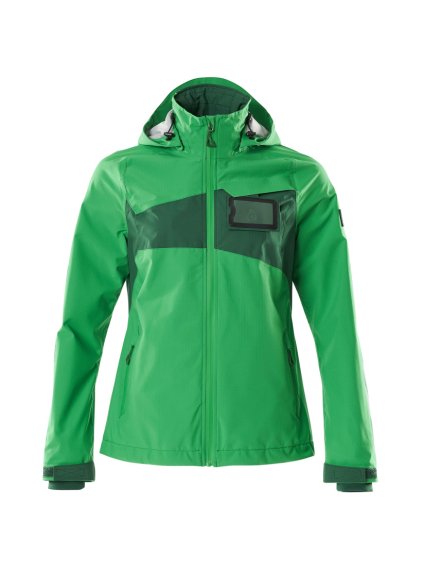 Bunda Outer Shell Travnatě zelená/Zelená (Velikost XS)