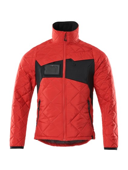 Termo bunda Dopravní červená/černá (Velikost XS)