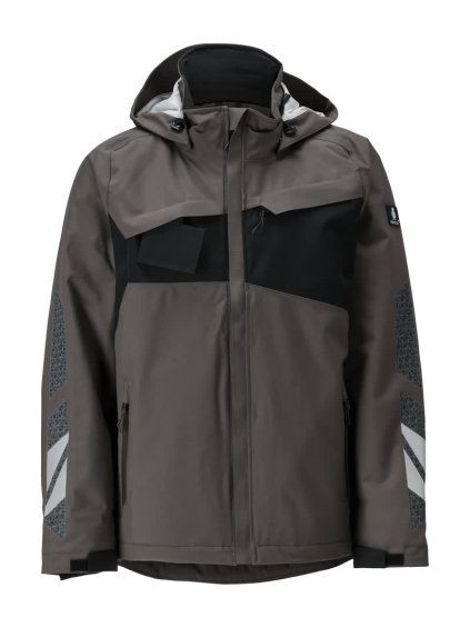 Zimní bunda Tmavě antracitová/černá (Velikost XS)