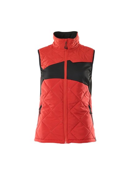 Termo vesta Dopravní červená/černá (Velikost XS)