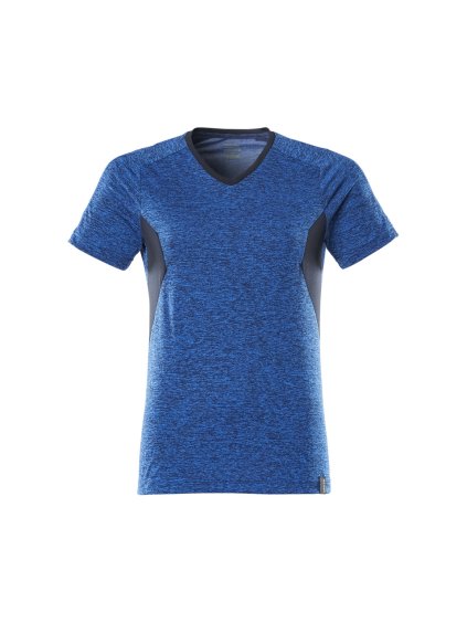 Triko Azurově modrý melánž/černomodrá (Velikost XS)