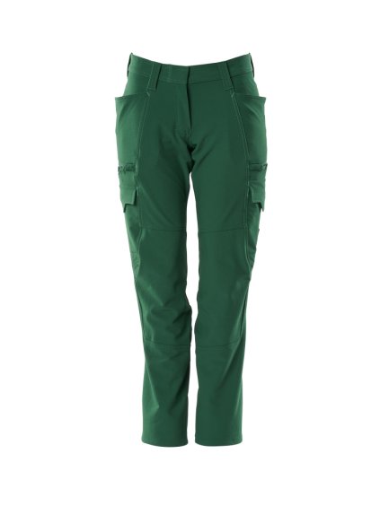 Kalhoty s kapsami na stehnech Zelená (Velikost 56)